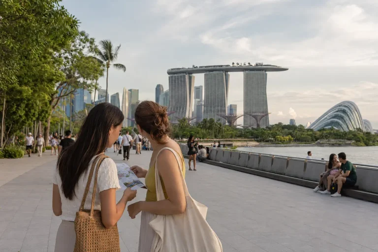 Travelers planning things to do beside Marina Bay in Singapore