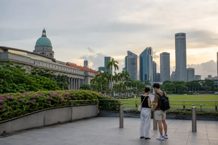 Travelers choosing where to stay in Singapore near the Civic District