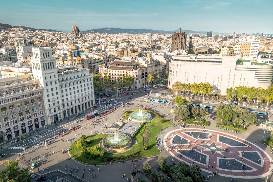 Sprawling cityscape with a large public square and fountain — Spain Digital Nomad Visa: The Complete 2026 Guide