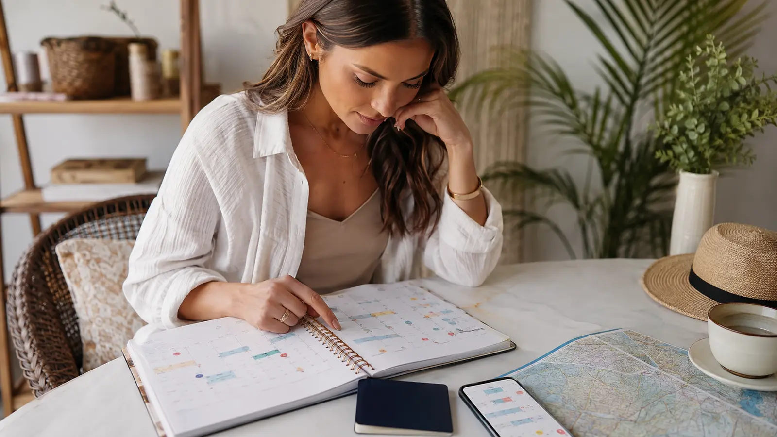 Traveler calculating passport validity from entry and departure dates