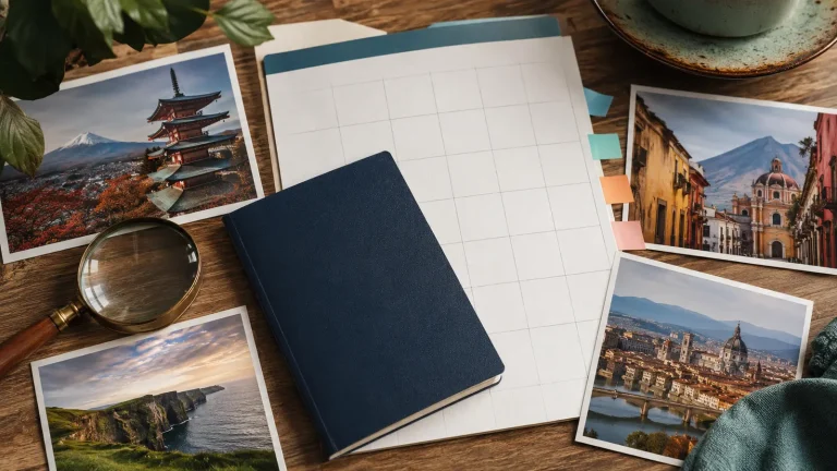 Passport calendar and destination photos used to check six-month validity rules
