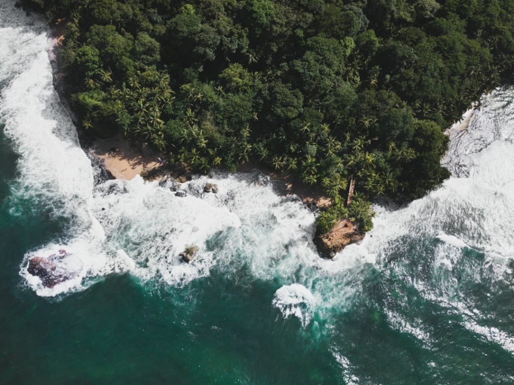 Costa Rica rainforest landscape